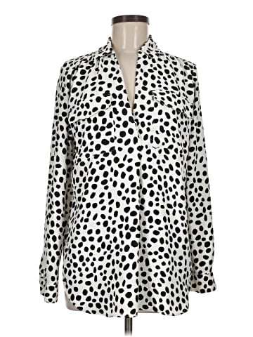 Ann Taylor Long Sleeve Blouse (view 1)