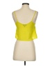Topshop 100% Polyester Yellow Tank Top Size 0 - photo 2