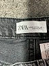 Zara Plaid Gray Jeans Size 6 - photo 7