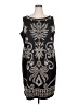 Ronni Nicole Graphic Black Cocktail Dress Size 22 - photo 1