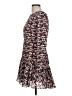 Reiss 100% Polyester Print Black Casual Dress Size 10 - photo 5