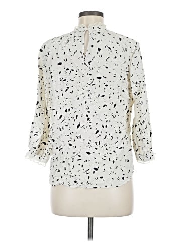 Amour Vert 3/4 Sleeve Silk Top (view 2)