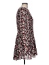Reiss 100% Polyester Print Black Casual Dress Size 10 - photo 4