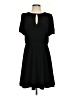 Ann Taylor LOFT Solid Black Casual Dress Size 4 - photo 1