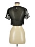 Boohoo Black Short Sleeve Top Size 8 - photo 2