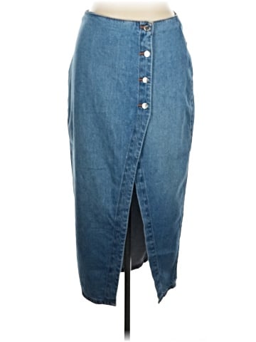 Zara Denim Skirt (view 1)