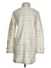 Ecru 100% Cotton Ivory Raincoat Size S - photo 2