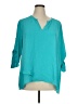 Karen Kane 100% Polyester Teal 3/4 Sleeve Blouse Size 0X - photo 1