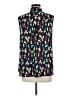 Talbots Outlet 100% Polyester Blue Sleeveless Blouse Size M - photo 2