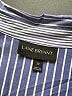 Lane Bryant Stripes Blue Long Sleeve Button-Down Shirt Size 20 - photo 7