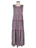 Max Studio 100% Rayon Gray Casual Dress Size M - photo 1