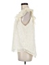 Umgee 100% Polyester Ivory Sleeveless Blouse Size M - photo 5