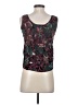 Wrapper 100% Rayon Burgundy Sleeveless Top Size S - photo 2