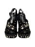 Prada Stars Black Sandals Size EU 37 1/2 - photo 2
