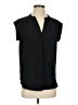Gibson Black Short Sleeve Blouse Size S - photo 1