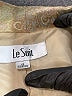 Le Suit 100% Polyester Paisley Gold Blazer Size 12 - photo 6