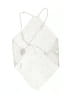Superdown Silver Halter Top Size S - photo 1
