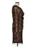 Guess Animal Print Brown Cocktail Dress Size 12 - photo 4