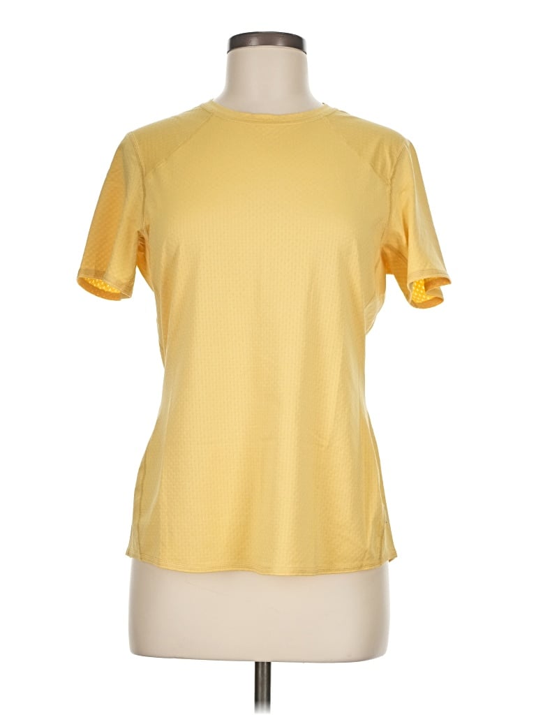 Pre-owned Rei Co Op Active T-shirt In Yellow