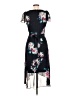 DKNY 100% Polyester Floral Black Cocktail Dress Size 10 - photo 2