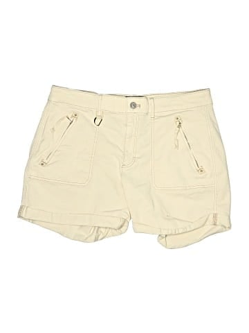 White House Black Market Khaki Shorts (view 1)