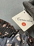 Caracilia 100% Polyester Floral Black Skort Size M - photo 3