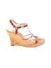 MICHAEL Michael Kors Red Pink Wedges Size 7 1/2 - photo 1