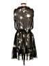 Maurices 100% Polyester Floral Black Cocktail Dress Size L - photo 2