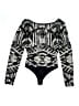 Dress the Population Black Bodysuit Size XS - photo 1