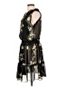 Maurices 100% Polyester Floral Black Cocktail Dress Size L - photo 5