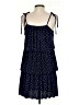 Free Generation 100% Polyester Stars Blue Casual Dress Size S - photo 2