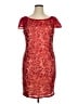 Calvin Klein 100% Polyester Red Cocktail Dress Size 14 - photo 1