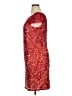 Calvin Klein 100% Polyester Red Cocktail Dress Size 14 - photo 5