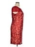 Calvin Klein 100% Polyester Red Cocktail Dress Size 14 - photo 4