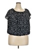 Vince Camuto Black Short Sleeve Blouse Size 2X - photo 1