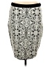 Etcetera Print Gray Formal Skirt Size L - photo 2