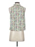 J.Crew 100% Cotton Floral White Sleeveless Blouse Size S - photo 2