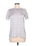 Esprit White Short Sleeve Blouse Size 6 - photo 1