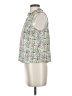 J.Crew 100% Cotton Floral White Sleeveless Blouse Size S - photo 5