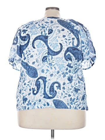 Chelsea & Theodore Short Sleeve Blouse (view 2)