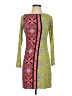 Analili Graphic Gray Casual Dress Size XS - photo 1
