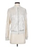 Zara W&B Collection Metallic Silver Jacket Size S - photo 1