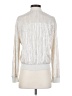 Zara W&B Collection Metallic Silver Jacket Size S - photo 2