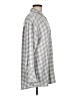 J.Jill 100% Rayon Checkered-gingham Gray Long Sleeve Button-Down Shirt Size M - photo 4