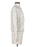 Zara W&B Collection Metallic Silver Jacket Size S - photo 4