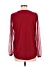 Kasper Burgundy Long Sleeve Blouse Size M - photo 2