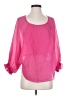 Maje Pink 3/4 Sleeve Silk Top Size Sm (1) - photo 1