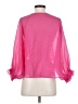 Maje Pink 3/4 Sleeve Silk Top Size Sm (1) - photo 2