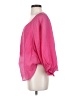 Maje Pink 3/4 Sleeve Silk Top Size Sm (1) - photo 5