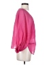 Maje Pink 3/4 Sleeve Silk Top Size Sm (1) - photo 4